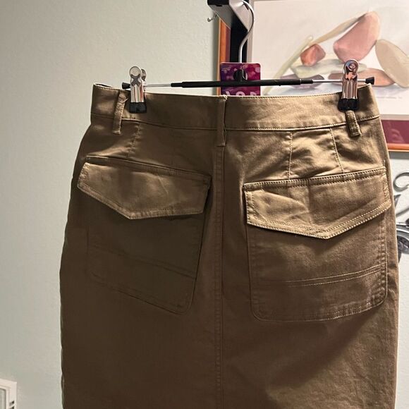 Brooks Brothers Olive Pencil Skirt #DO194 - Picture 4 of 7